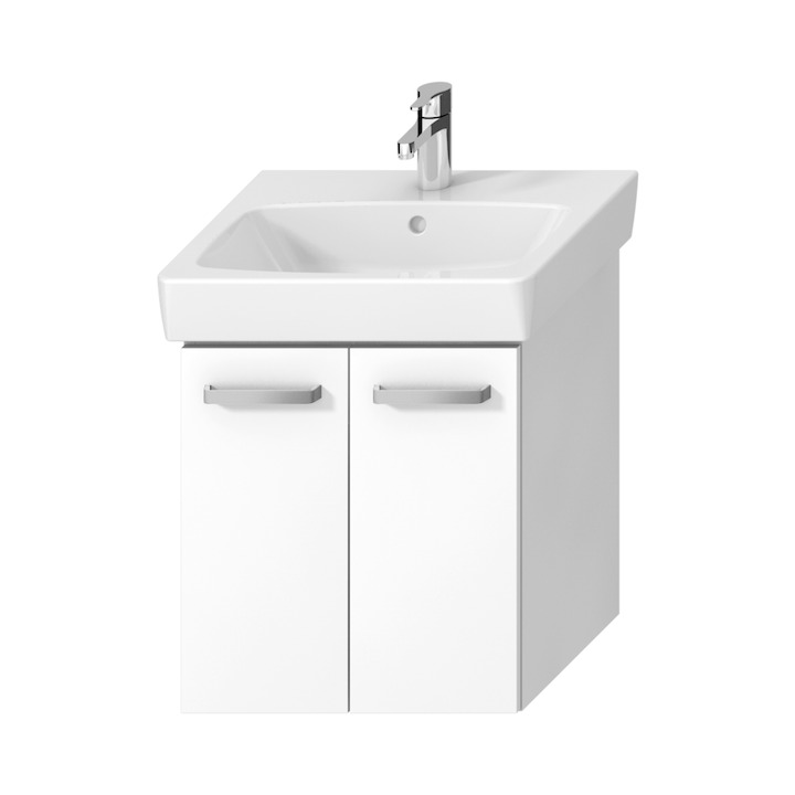 Lyra Plus Viva Cabinet With Two 55 Cm, 55 Two Sink Vanity