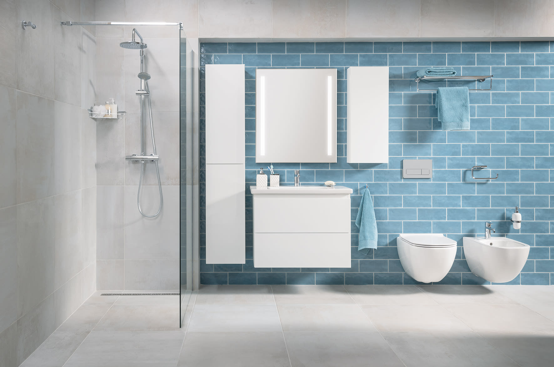 Wall-hung washbasins Mio N H814713...1041 Jika