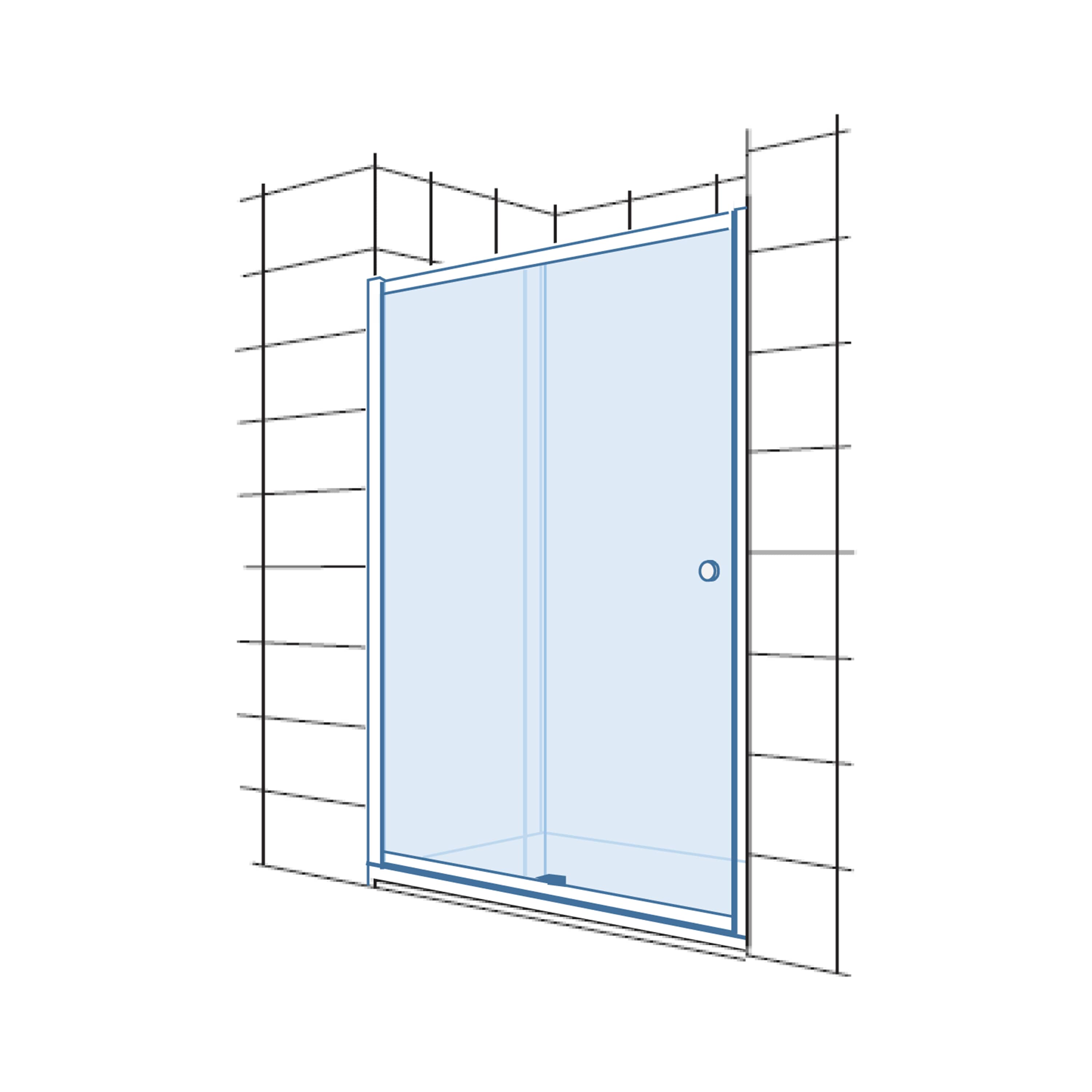 Shower doors Ponta H242518...6681 Jika