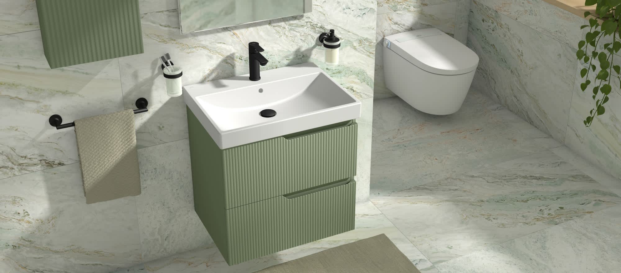 Cubito Style Toilets and bidets collections Jika