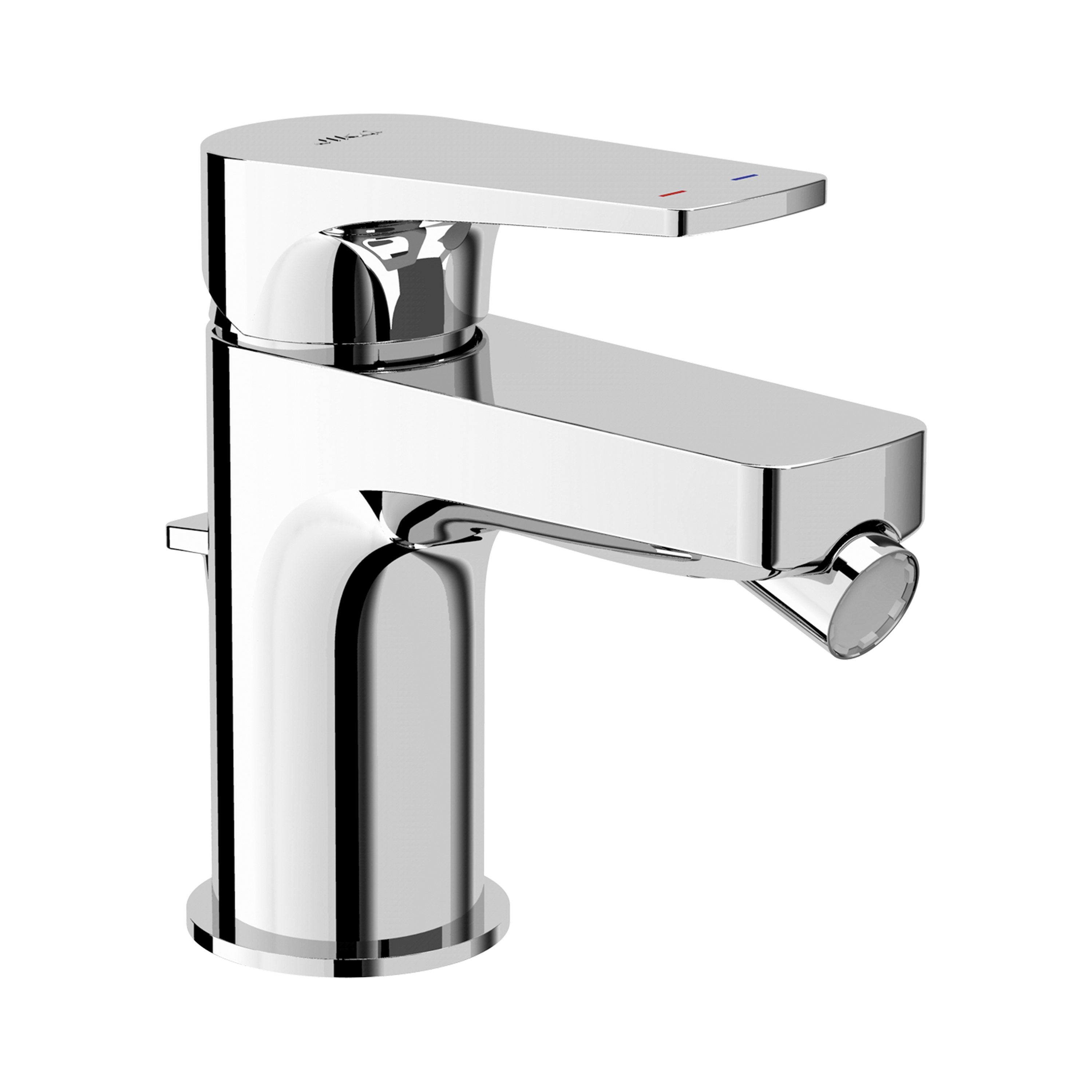 Bidet faucets Chrome Glossy Cubito-N H3411X10041111 Jika