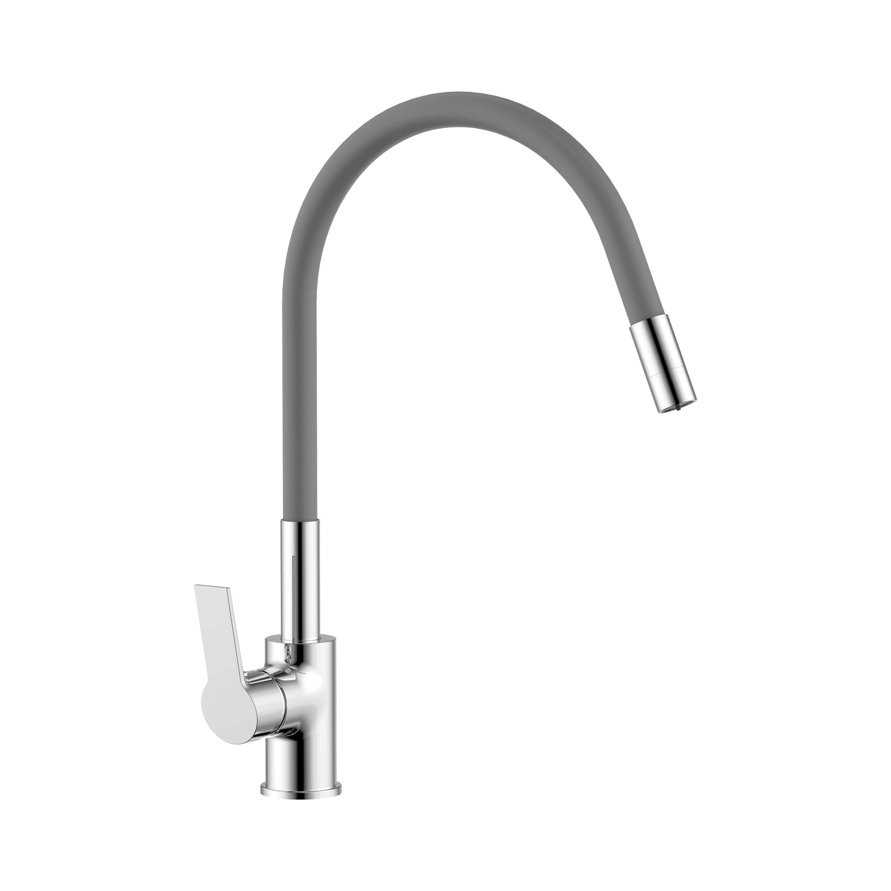 Kitchen faucets Grey/chrome Cubix H3512I17702201 Jika