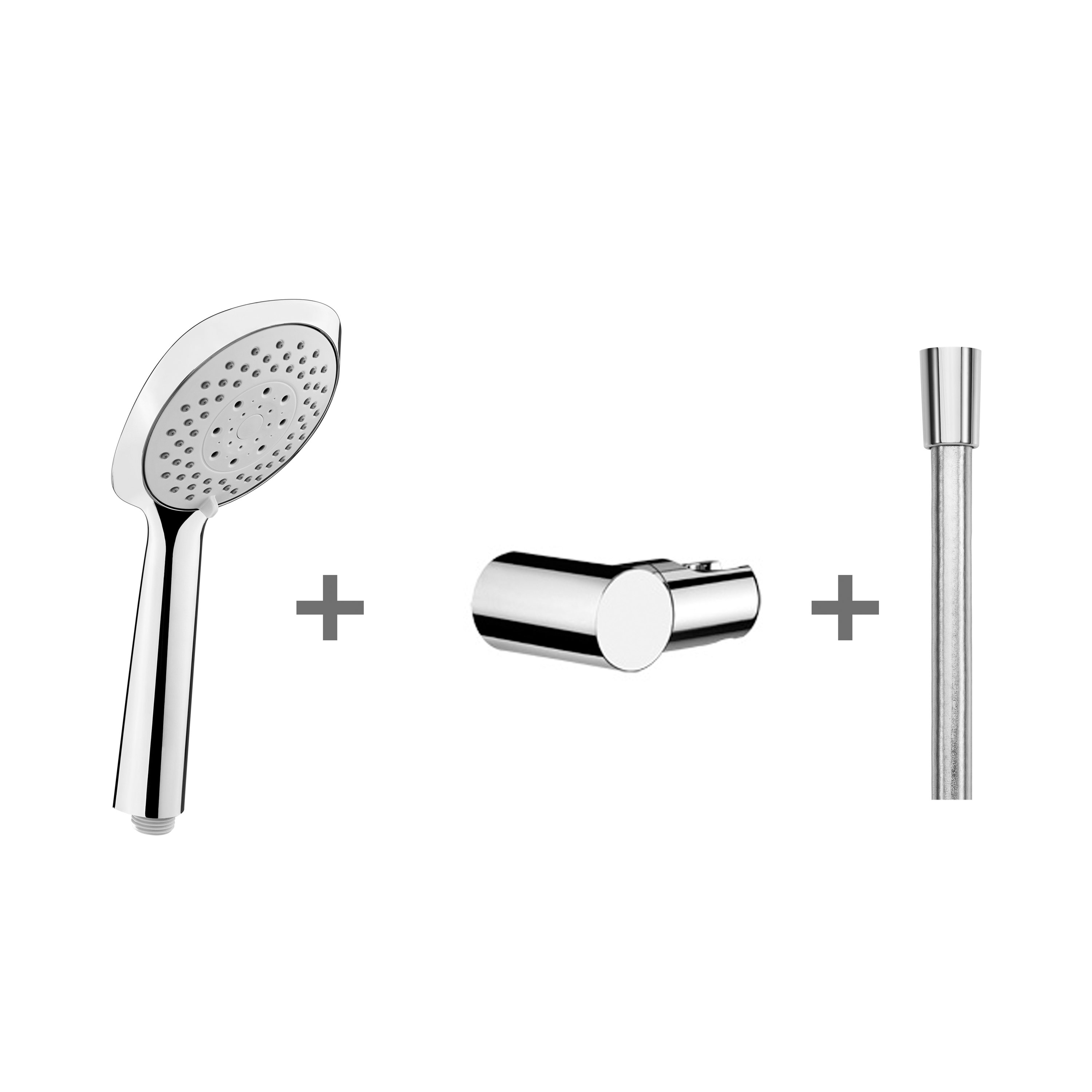 Shower sets Chrome Glossy Cubito-N H3651X00043631 Jika