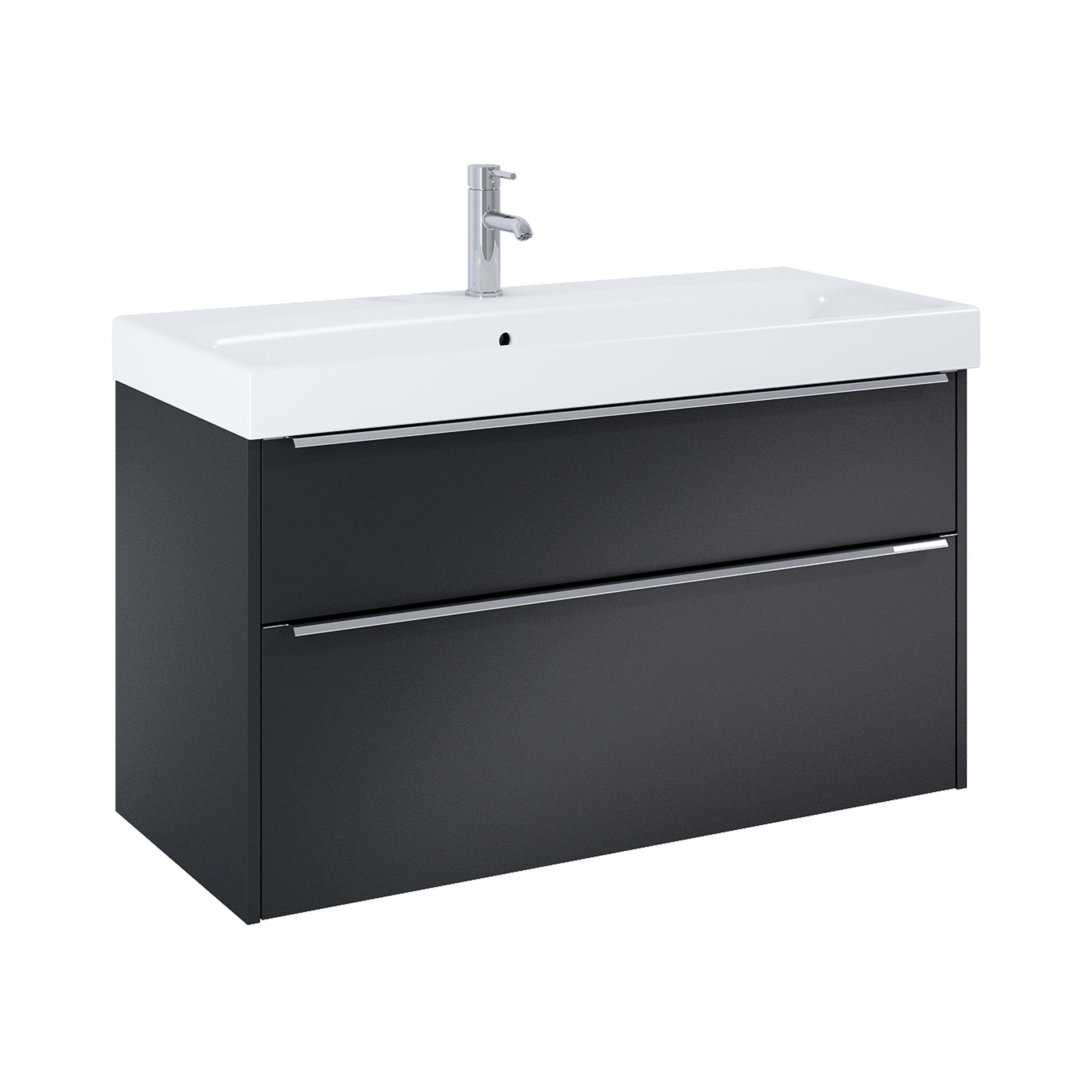 Vanity units Black matt Pure H40B2364023532 Jika