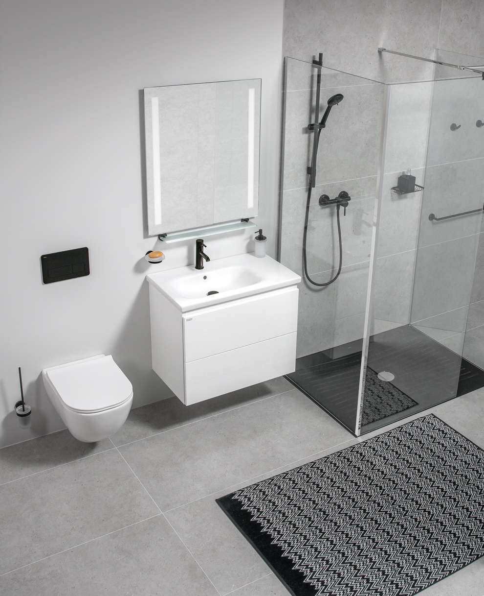 Shower screens, walk-in Pure H268429...6681 Jika