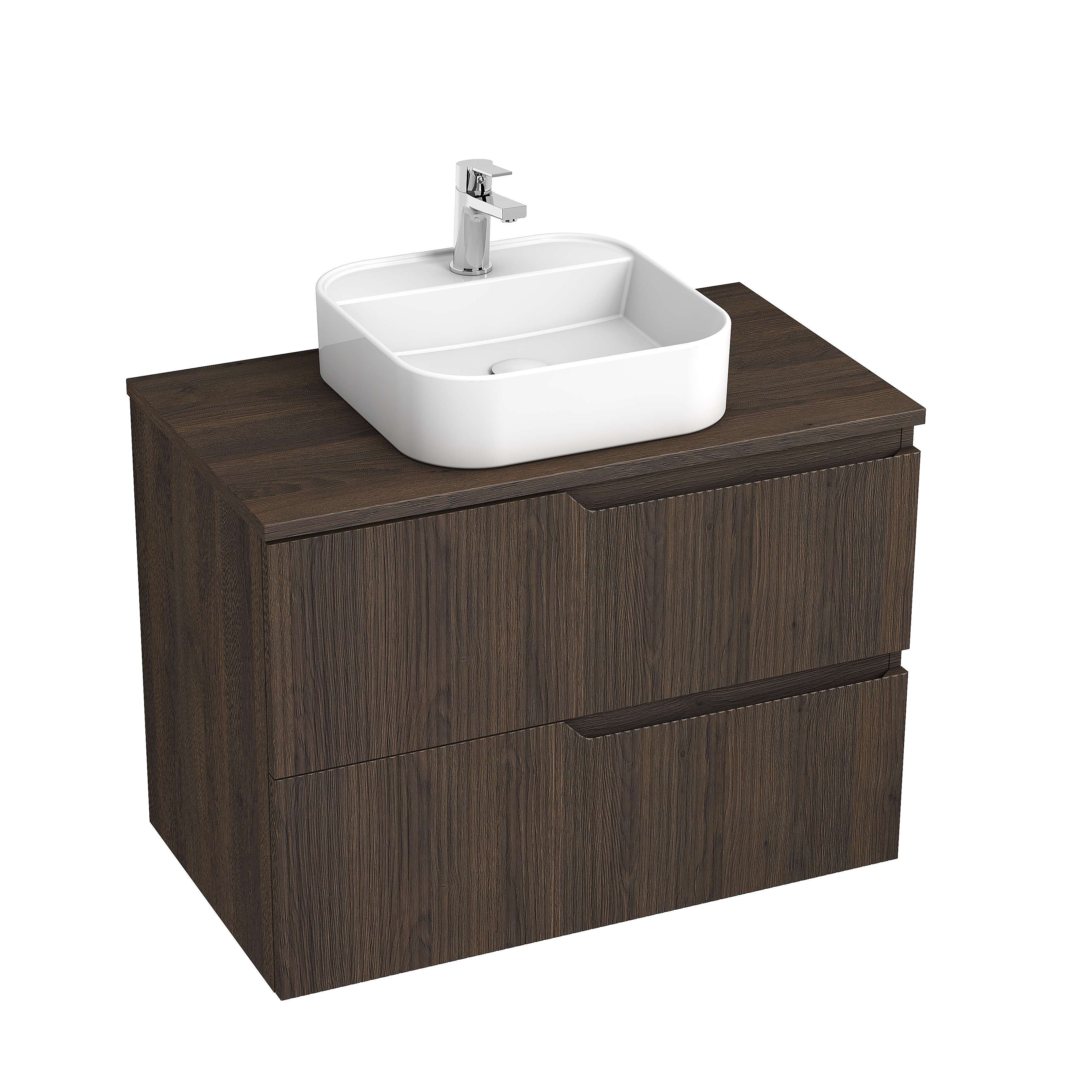 Vanity units Dark walnut Cubito Style H40J4424023561 Jika