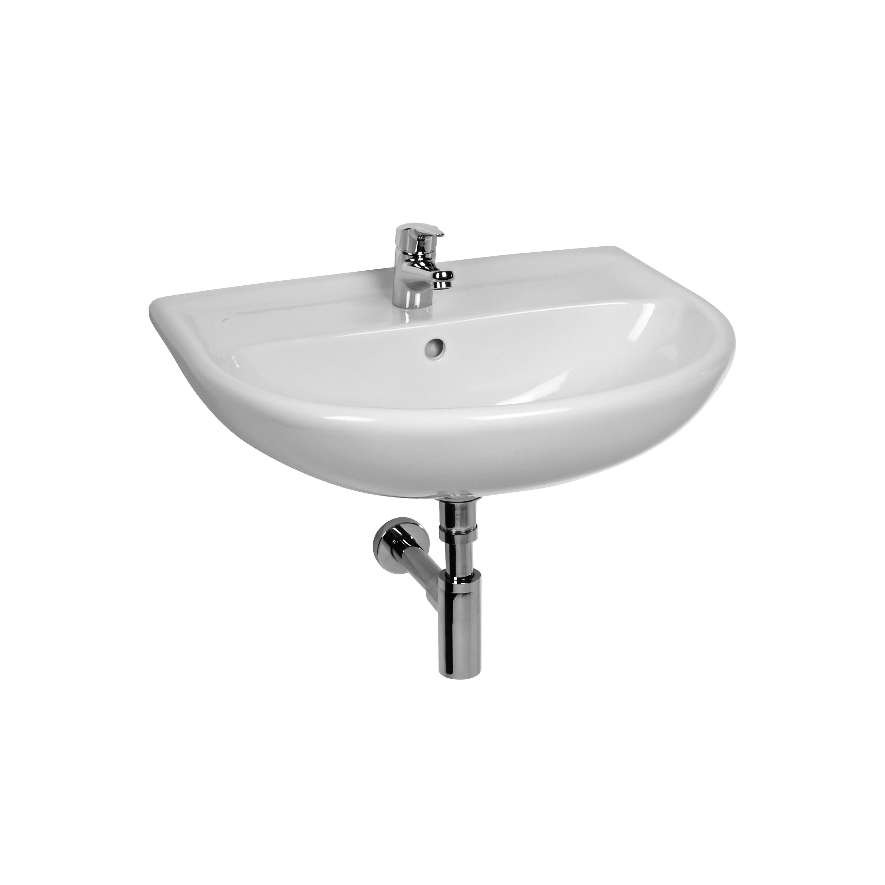 Wall-hung washbasins White Lyra plus H8143810001041 Jika