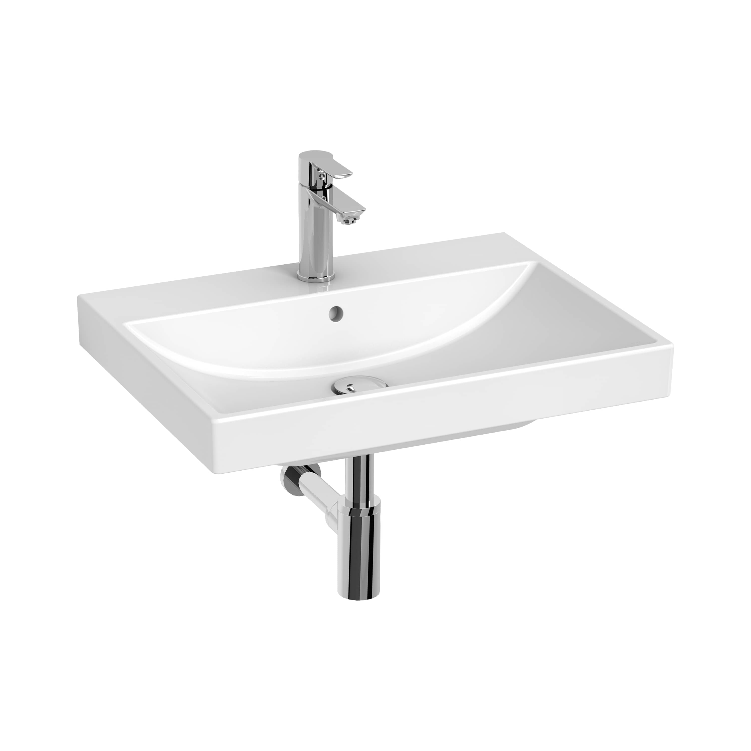 Wall-hung washbasins Cubito Style H810443...1041 Jika