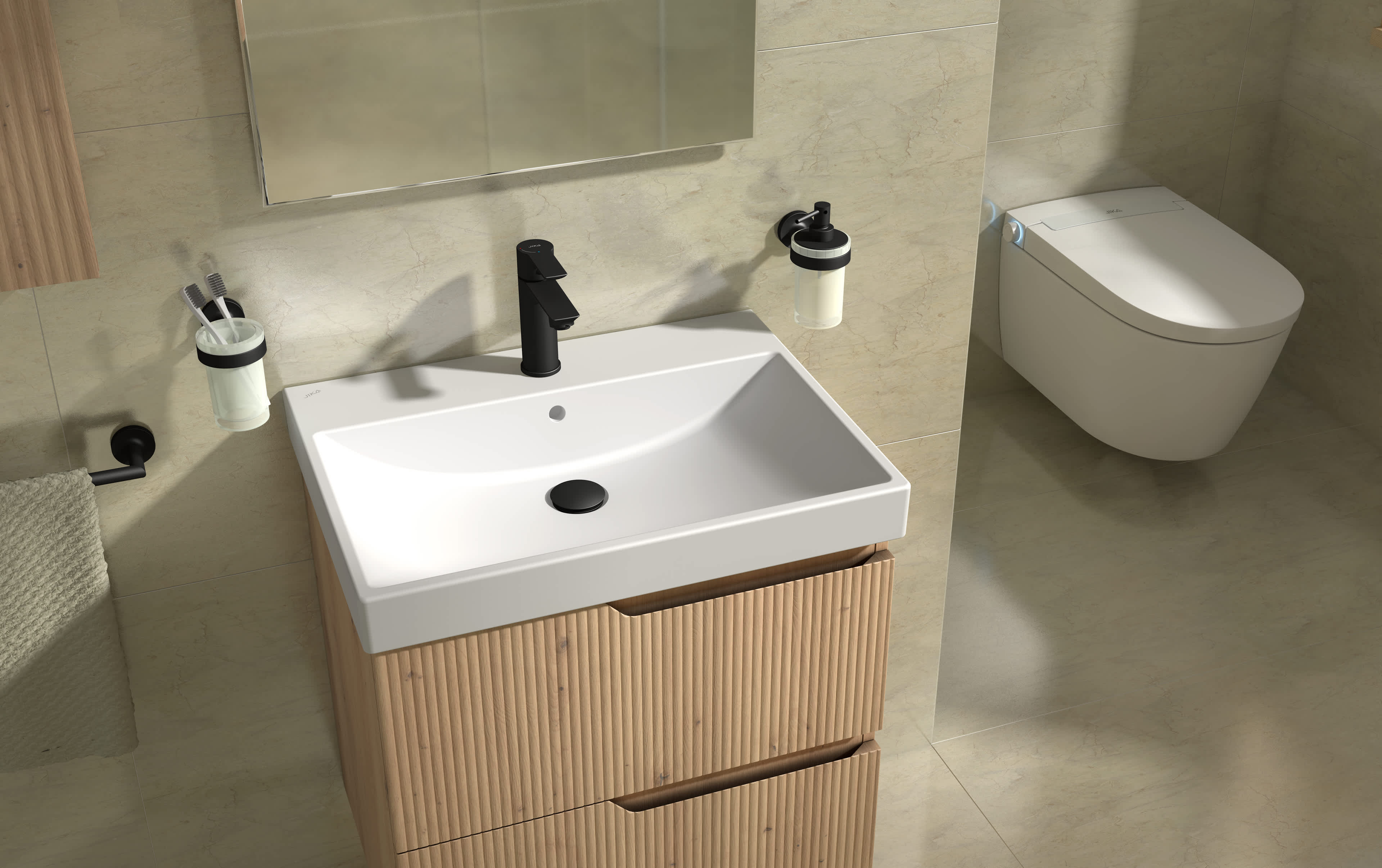 Cubito Style Toilets and bidets collections Jika