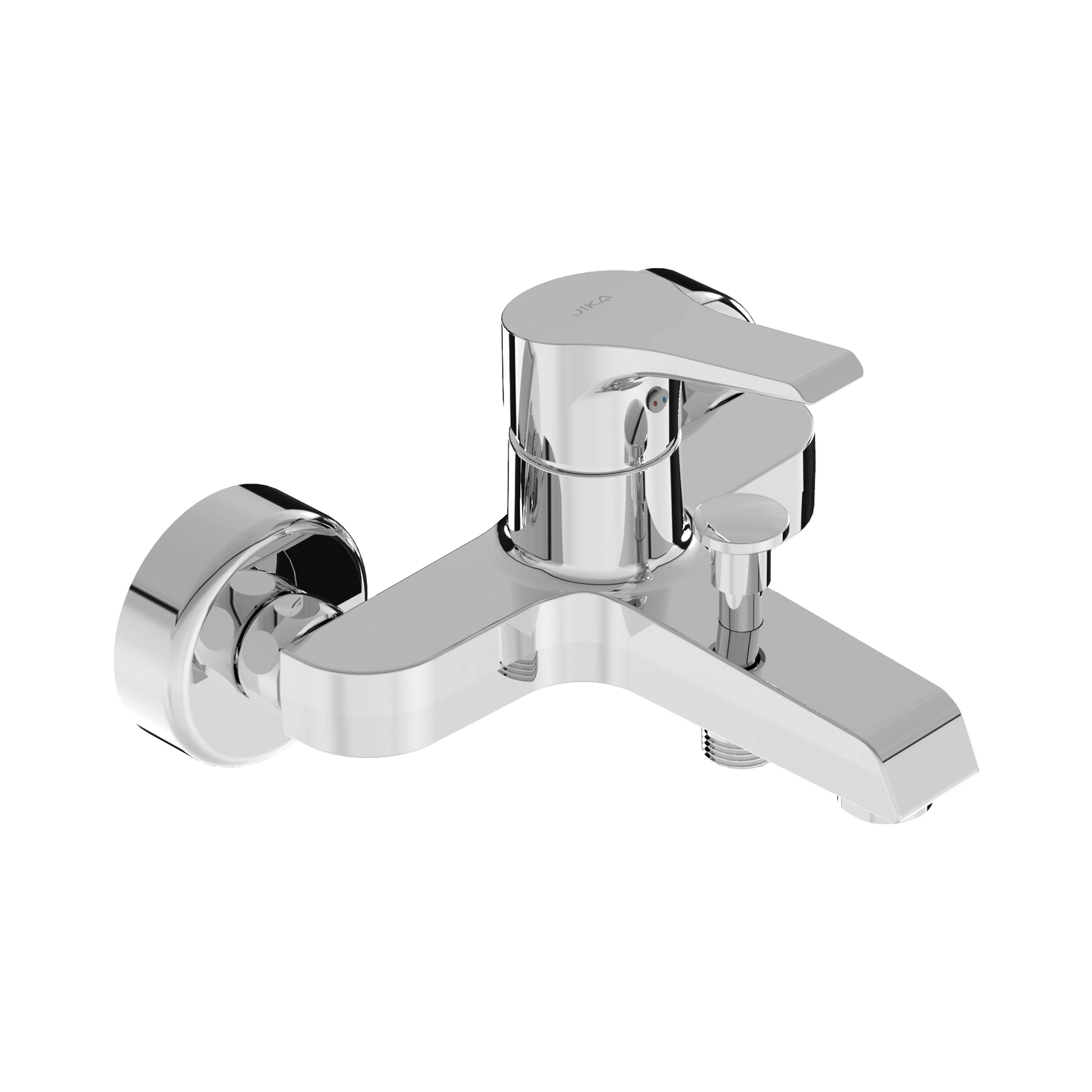Bath faucets Chrome Glossy Cube H3211W70044001 Jika