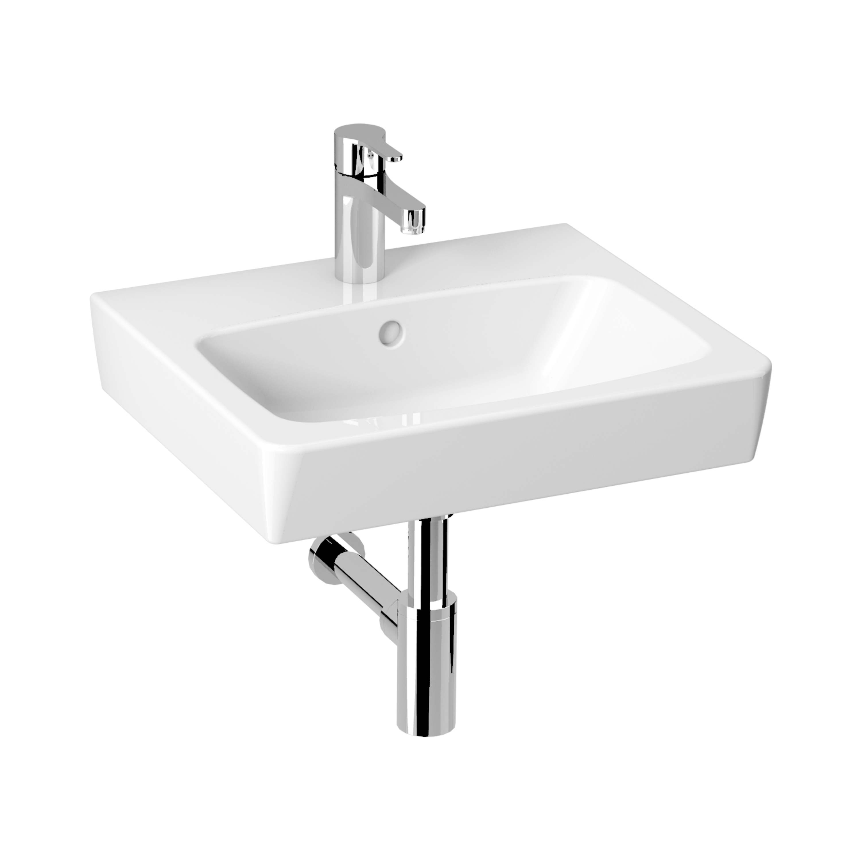 Wall-hung washbasins White Lyra plus H8103800001041 Jika