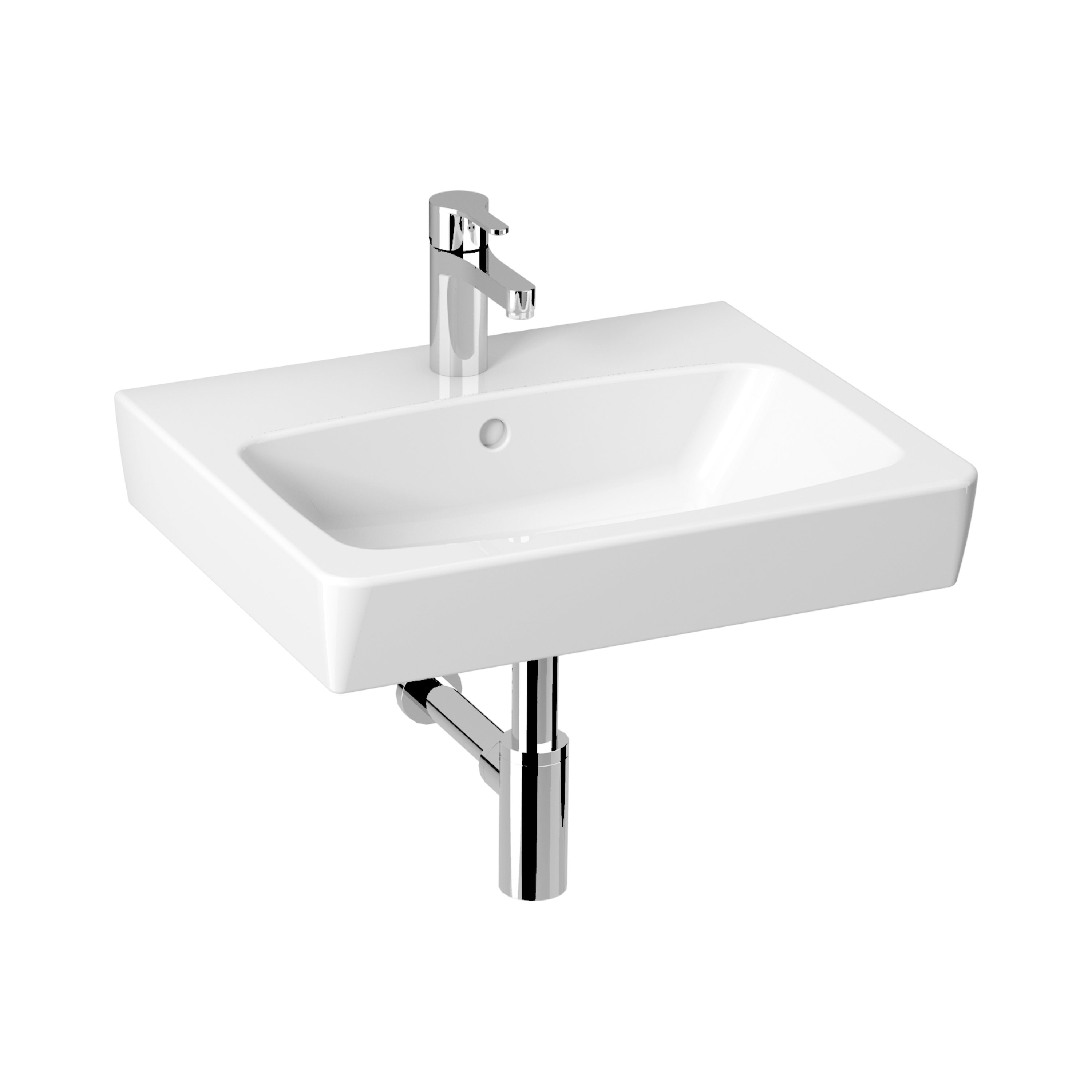 Wall-hung washbasins White Lyra plus H8103810001041 Jika