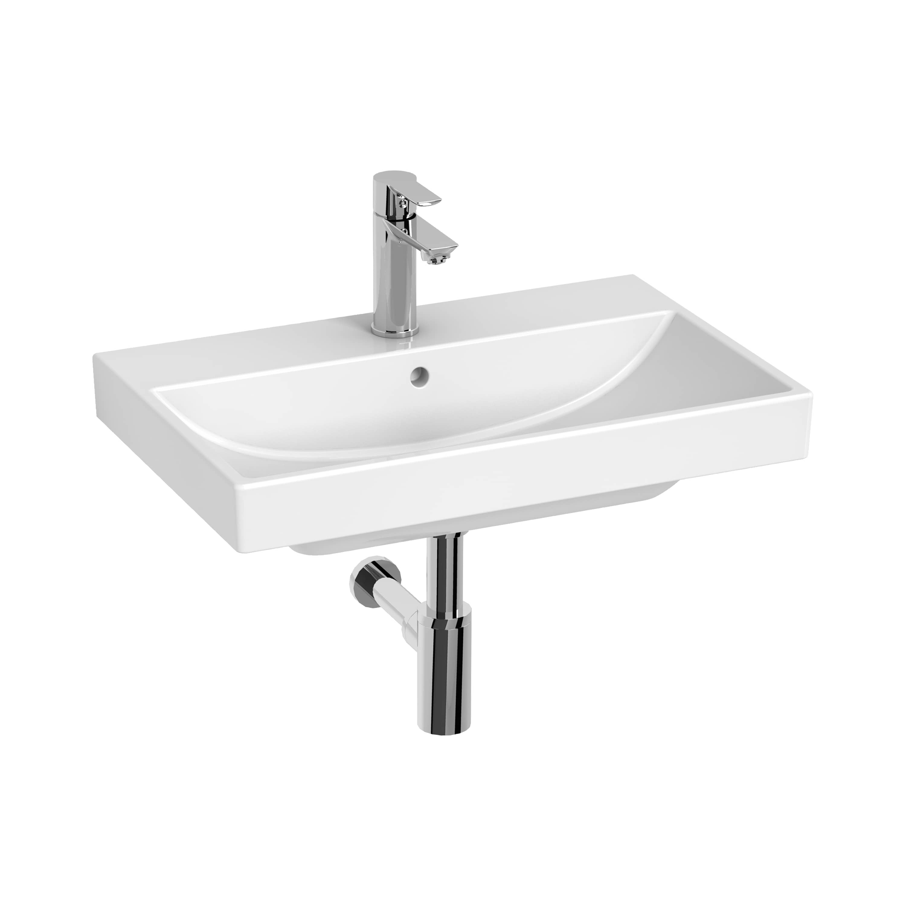Wall-hung washbasins Cubito Style H811443...1041 Jika