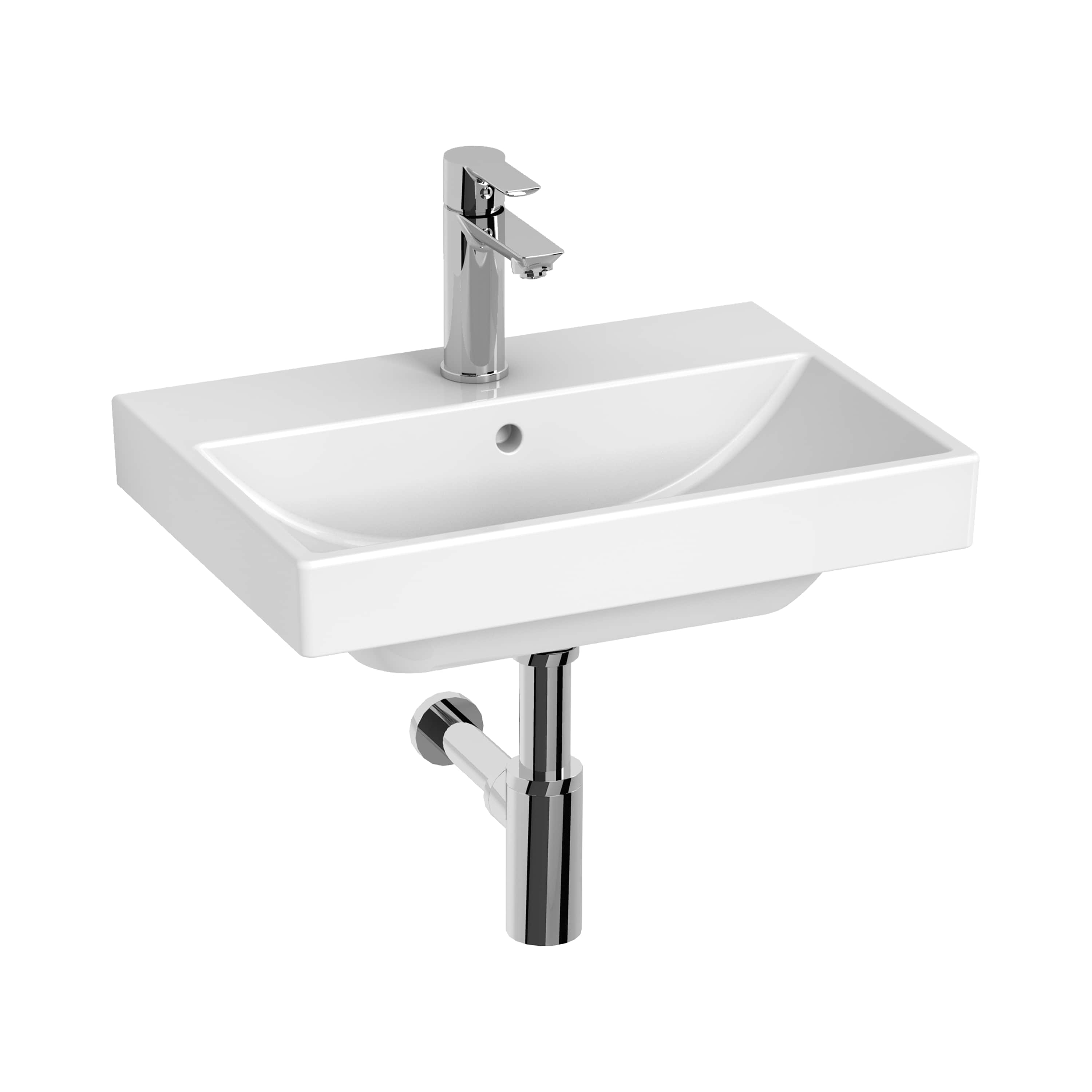 Wall-hung washbasins Cubito Style H810441...1041 Jika