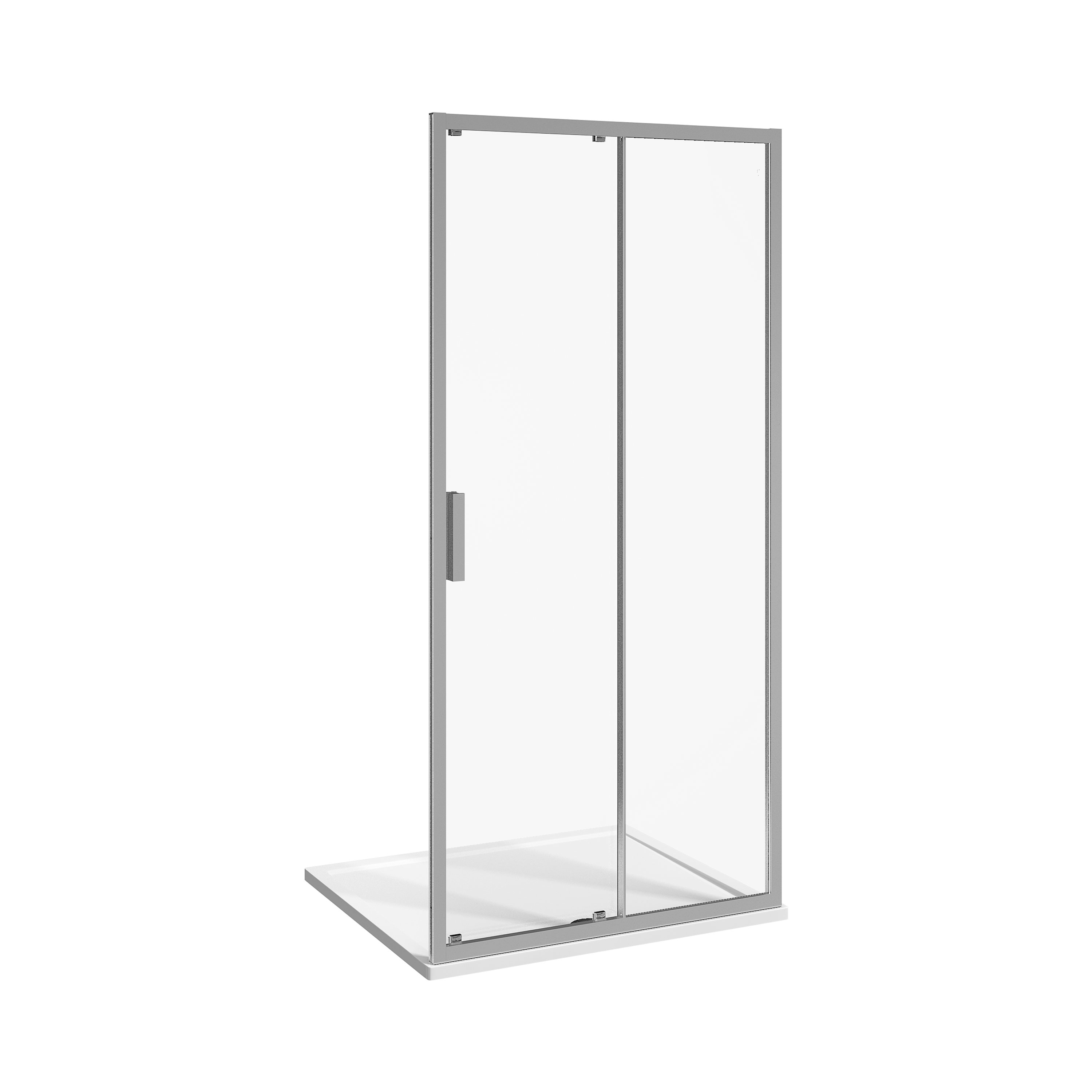 Shower doors Silver profile Nion H2422N40026661 Jika