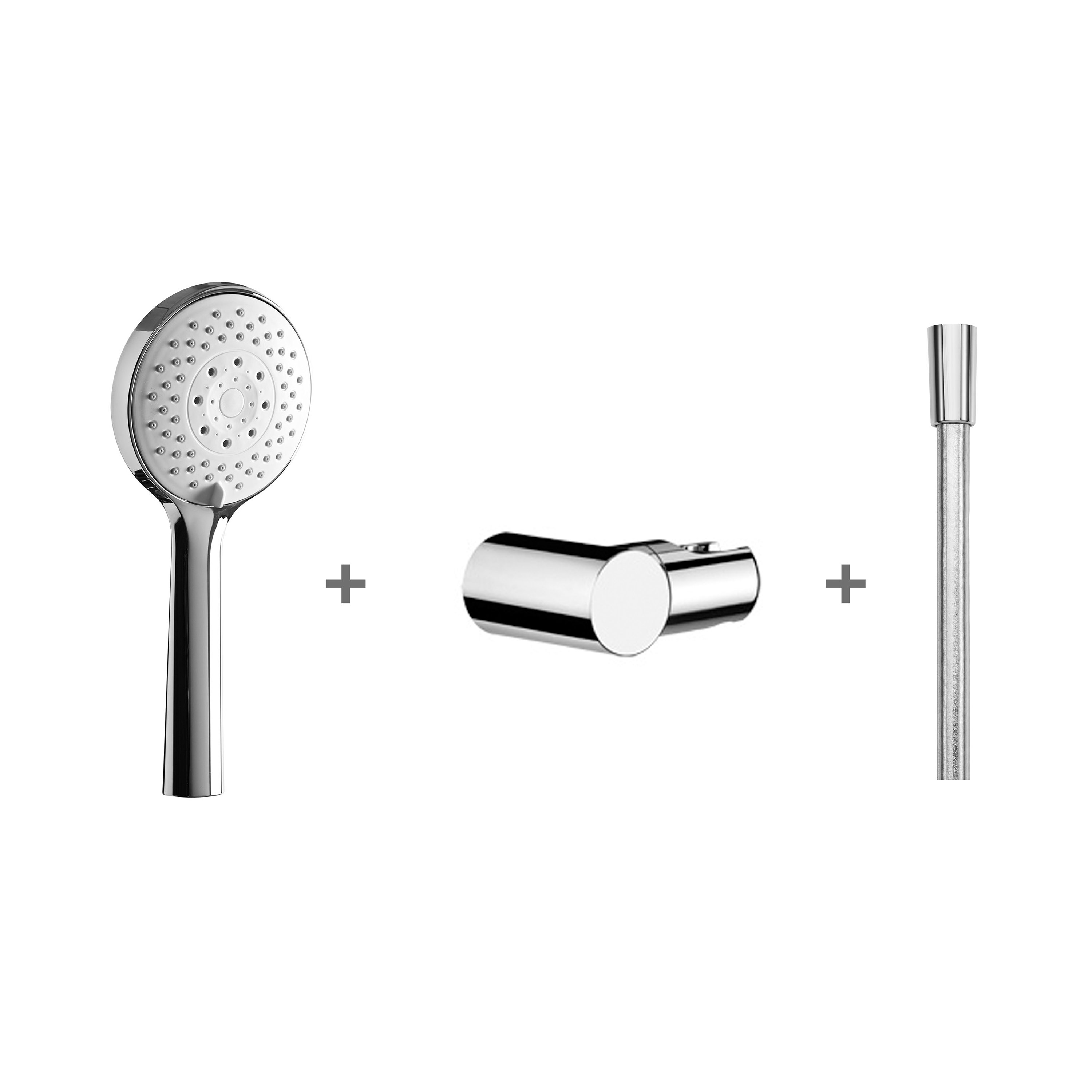 Shower sets Chrome Glossy Cubito-N H3651X00043621 Jika