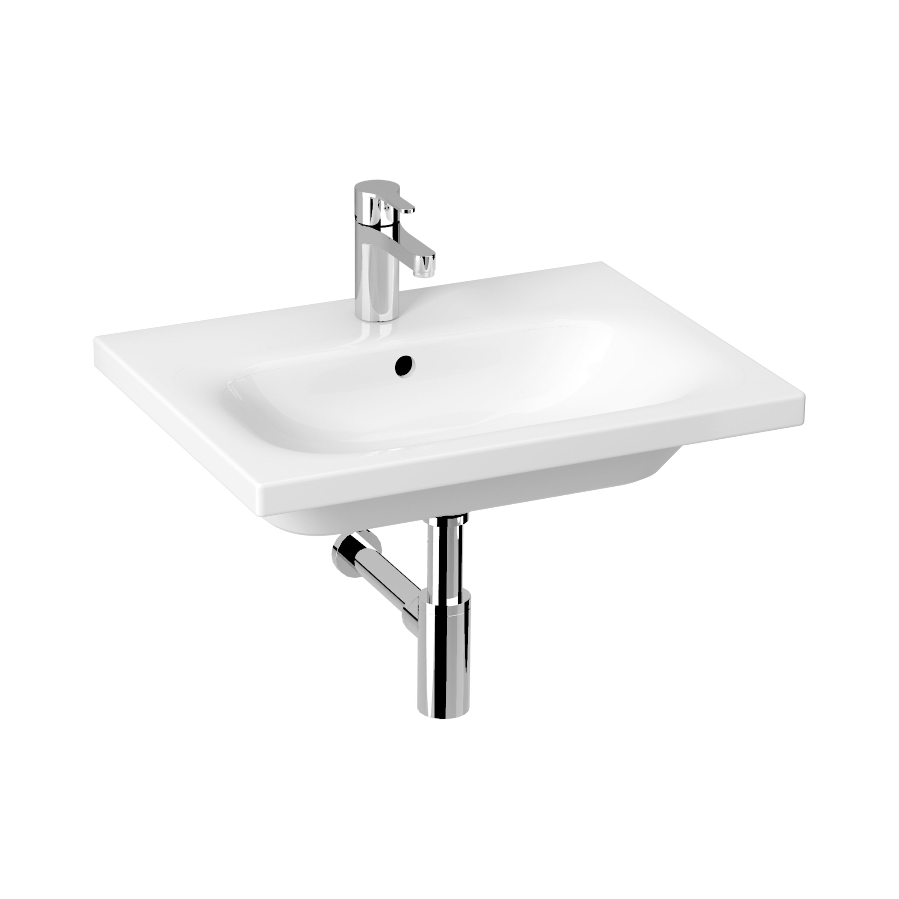 Wall-hung washbasins White Mio N H8127130001041 Jika