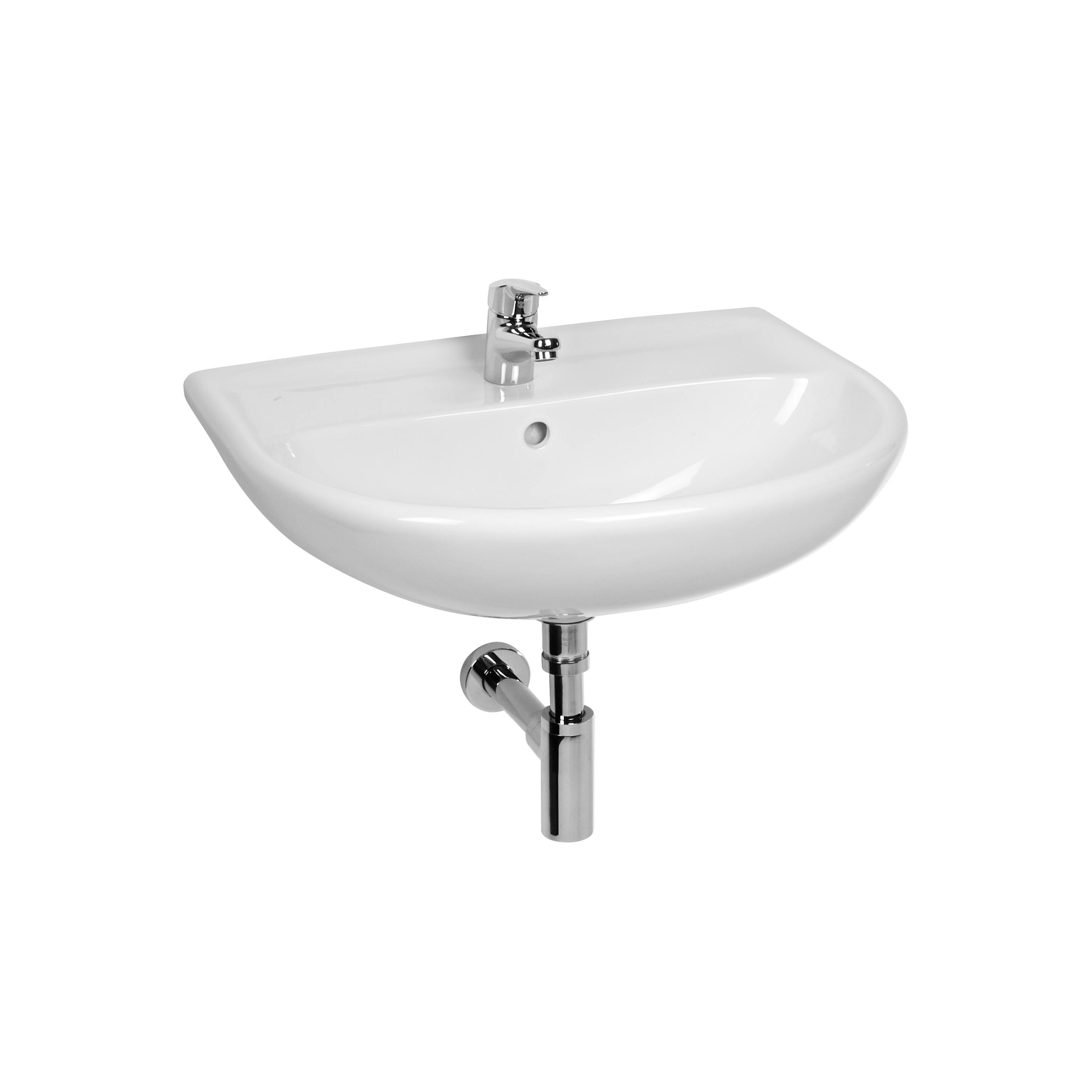 Wall-hung washbasins White Lyra plus H8143830001041 Jika