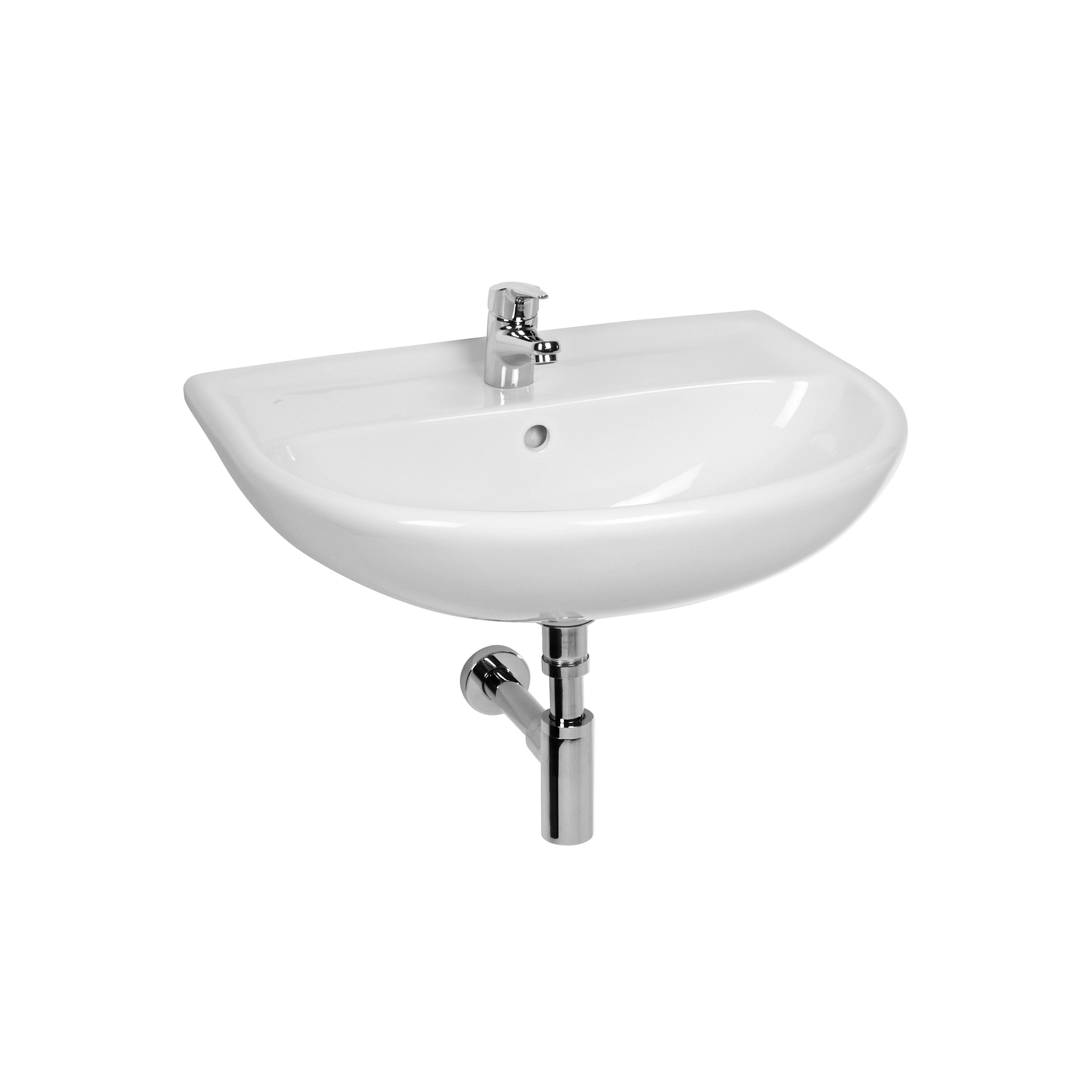Wall-hung washbasins White Lyra plus H8143840001041 Jika