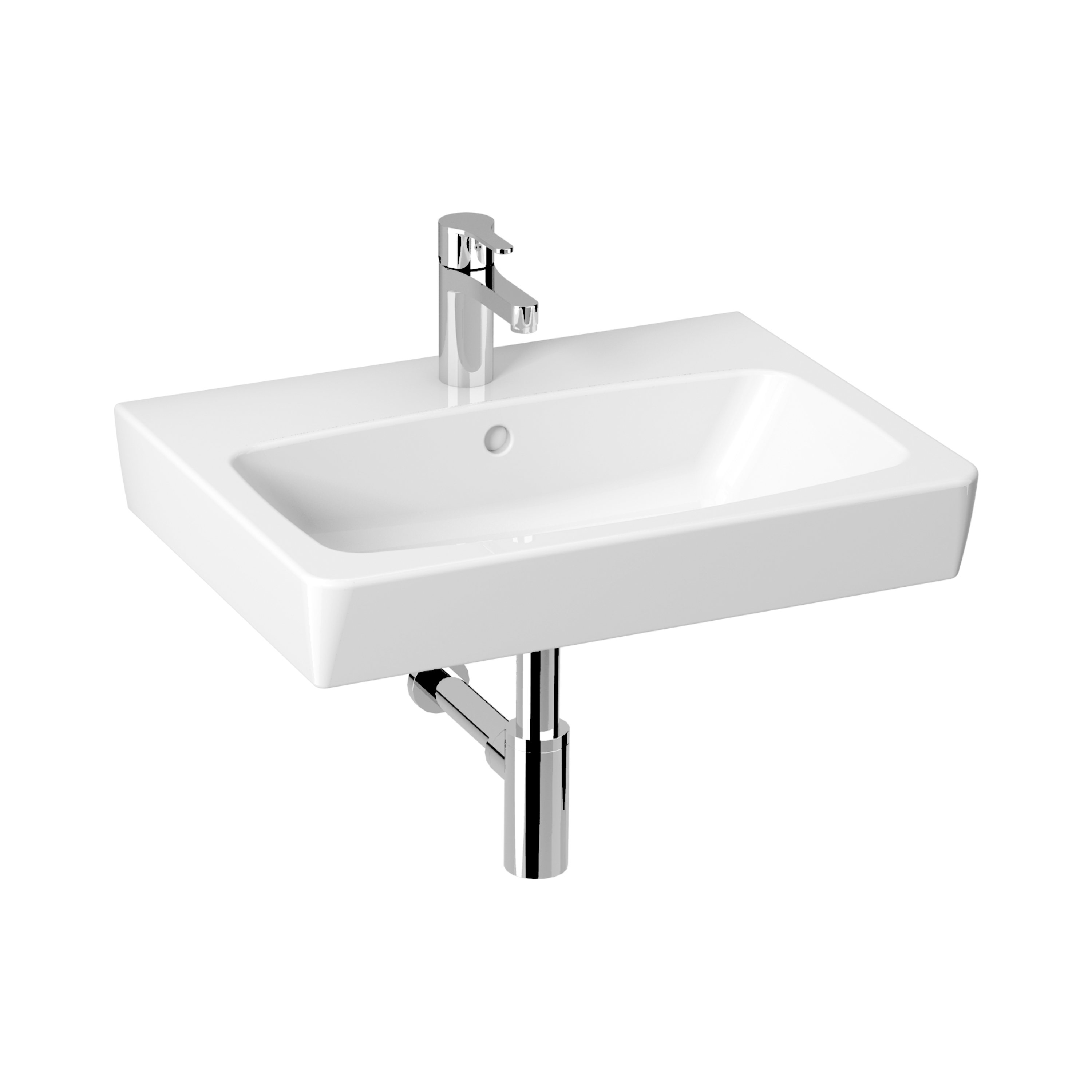 Wall-hung washbasins White Lyra plus H8103820001041 Jika