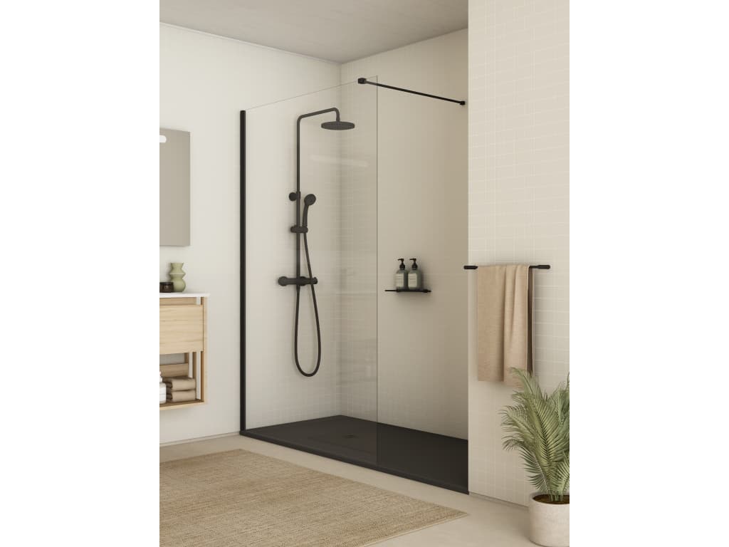Shower screens, walk-in Ponta H260515...6681 Jika