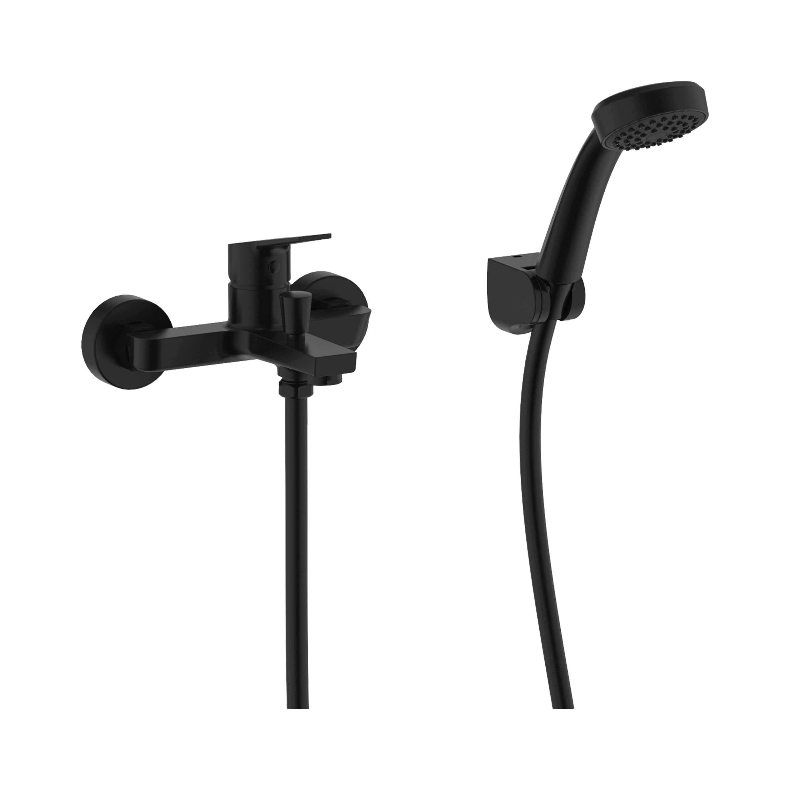 Bath faucets Black matt Cubix H3212I77161311 Jika