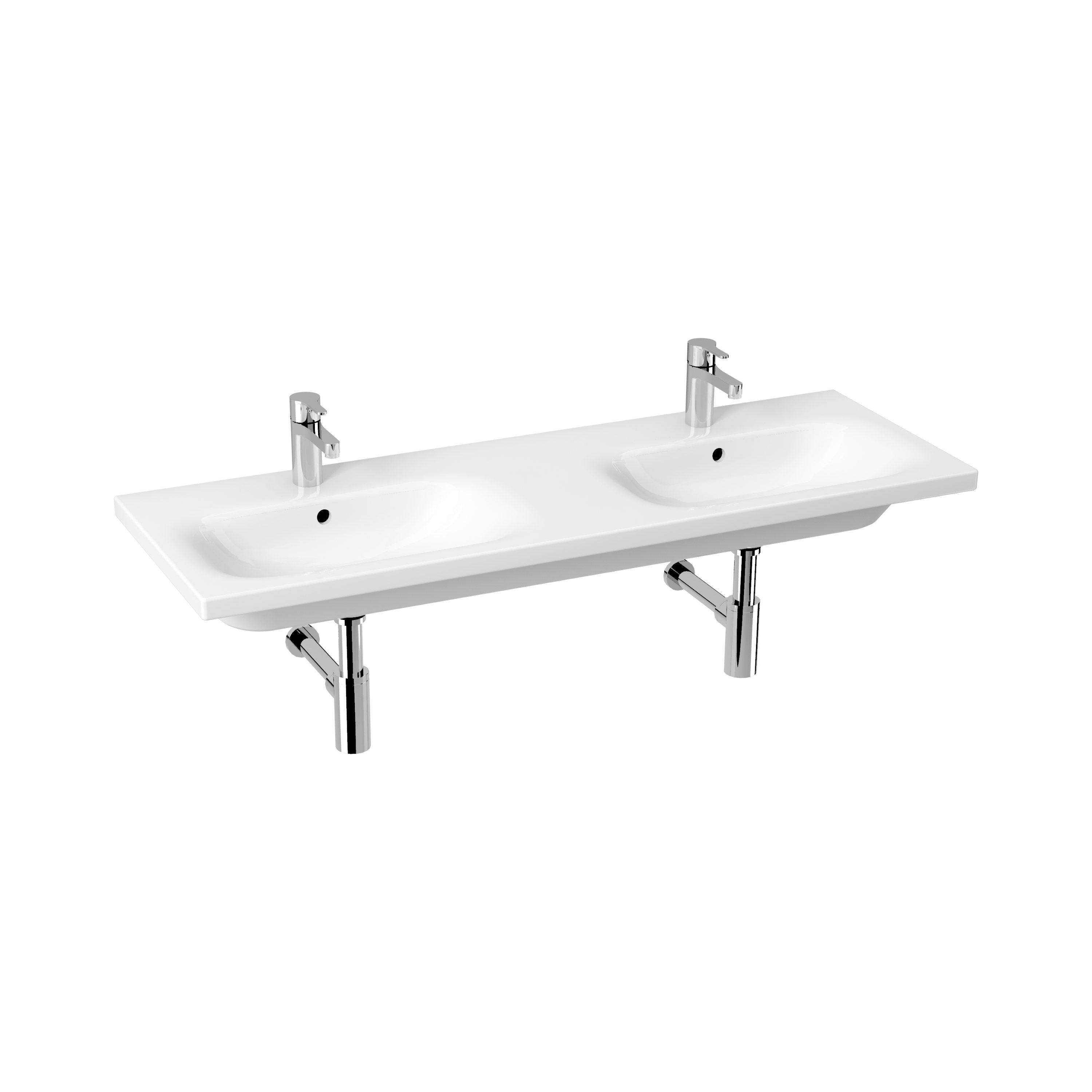 Double washbasins White Mio N H8147140001041 Jika