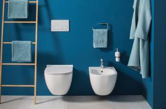 Rimless WC guarantees the ultimate purity and easy maintenance